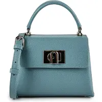 Furla 1927 Käsilaukku Nahka 21 cm Sininen