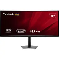 Viewsonic VA3820C, 96,5 cm (38"), 3840 x 1600 pikseliä, Wide Quad HD+, LED, 4,785 ms, Musta