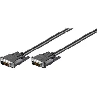 Goobay DVI-D (18+1) SL Cable - Black - 2m