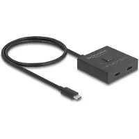 DeLOCK 18911, USB 3.2 Gen 2 (3.1 Gen 2) Type-C, USB 3.2 Gen 2 (3.1 Gen 2) Type-C, 10000 Mbit/s, 144 Hz, 3840 x 2160, 7680 x 4320, 1620p, 4320p