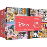 Trefl DISNEY Palapeli Disney-hahmot, 6000 palaa