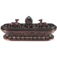 Semoic Tibet Incense Burner Antique Handmade Incense Stick Holder Zen Teahouse Home Office Decoration Crafts Ornaments 3