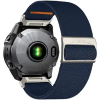 INF Garmin Descent MK3i -kellolle sopiva nailoninen joustava kellonranneke Blue 22mm
