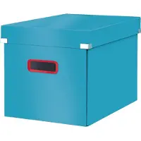 Leitz Cosy Click & Store Cube -säilytyslaatikko, sininen, koko L