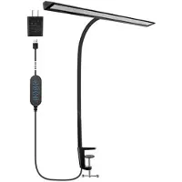 INF LED-pöytävalaisin kiinnikkeellä 5 väritilaa 5 kirkkaustasoa
