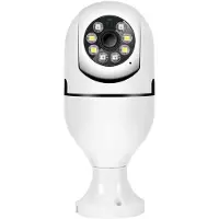 INF E27-lamppukamera - Valkoinen, 1080p WiFi-valvonta yönäöllä