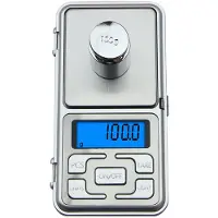 INF Digitaalinen minivaaka / taskuvaaka 200g/0,01g Ruostumaton teräs