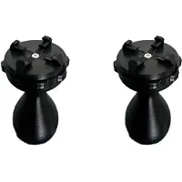 Zandona 2X 3D Printed Model Paint Stand, Miniature Painting Holder Handheld Painted Fixed Table Holder Handheld Stabilizer