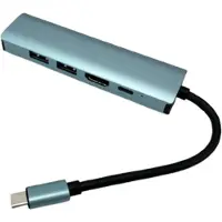 INF 5-in-1-telakointiasema 4K HDMI:llä, 100 W:n PD:llä ja Gigabit Ethernetillä