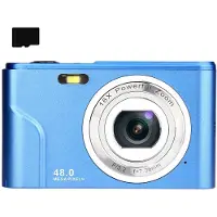 INF DC311 Kompakti digitaalikamera 32GB TF-kortilla Blue