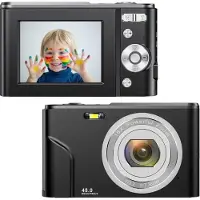 INF Digikamera 1080P 48 megapikseliä 16x zoom Black