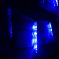Premier 6.9m / 24 Chaser Icicle Shape Sininen LED jouluvalot Sisä / Ulkona