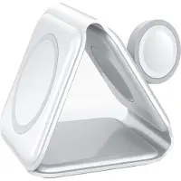 Zandona 3-in-1 Magnetic Wireless Charging Station is A Foldable Fast Charger for Devices That Support Wireless Charging.
