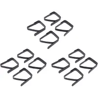 Semoic 12 Pcs Black Black Tablecloth Clip Tablecloth Fixing Clip 5X4cm Tablecloth Clip for Buffet Banquet/Barbecue/Garden Party