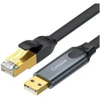 Zandona USB to RJ45 Console Cable USB to RJ45 Adapter for Laptop Computer USB RJ45 8P8C Converter Console Cable 300cm