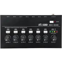 Semoic MX600 Erittäin matalan kohinan 6-kanavainen linjamikseri stereo/