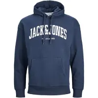 Jack & Jones Collegepaita 'JJEJosh' laivastonsininen / valkoinen