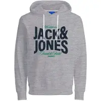 Jack & Jones Mel Hoodie Harmaa L Mies