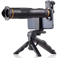 Zandona 38x HD Zoom Professional Monocular Telescope with Phone Lens, Tripod & Metal Body for Outdoor Tourism and Camping