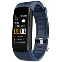 INF Aktiiviranneke / Fitness rannekoru / sykemittari DarkBlue