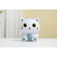 Itotal Grey Cat-18 × 15 × 12.5 Cm Lamppu
