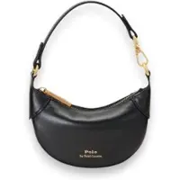 Ralph Lauren for woman. 427938050001 Black leather card holder with Polo ID (OSFA), Casual, Classic