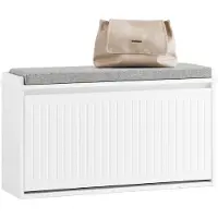 SoBuy kestävä kenkäkaappi FSR98-L-W, luonnonmateriaalit, 155kg