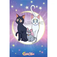 GB eye Sailor Moon Luna, Artemis & Diana 91.5x61cm juliste
