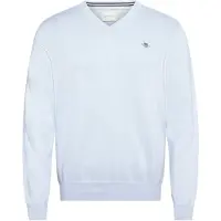Gant Classic Cotton V-Neck - Blue - XXXL