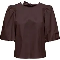JDY Jdymonila 2/4 Tencel Bow Top Wvn - Brown - XL