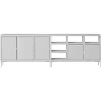 Muuto Stacked Configuration 2 Senkki - Sivupöydät & Apupöydät Pu-lakattu Rakennekuitulevy Harmaa - STSBDC202