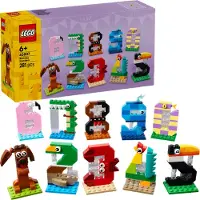 LEGO Birthday Numbers Rakennuspeli 281 Kappaletta