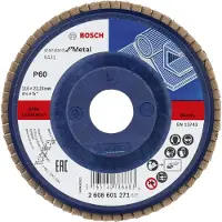 Bosch Lamellilevy metallille 115 mm K60
