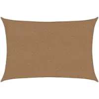 vidaXL Aurinkopurje 160 g/m² harmaanruskea 2x2,5 m HDPE