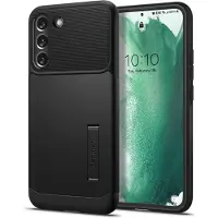 Spigen Slim Armor kuori Samsung Galaxy S22 Plus - Musta