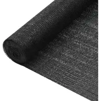 vidaXL Näkösuoja musta 1,8x50 m HDPE 75 g/m²