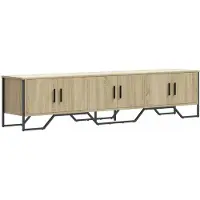 vidaXL TV-taso Sonoma-tammi 180x34x41 cm puupohjainen materiaali
