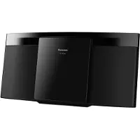 Panasonic HC200-K kytketty mikrojärjestelmä - CD/MP3-soitin, FM-radio - 20W - Musta