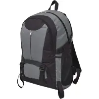 vidaXL Rinkka 40 L Musta ja Harmaa