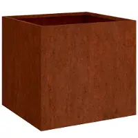 vidaXL Kukkaruukku, 49x47x46 cm, Corten-teräs