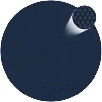 vidaXL Kelluva uima-altaan PE-aurinkoenergiakalvo 549 cm sinimusta