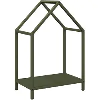 vidaXL Polttopuuteline 40x25x60 cm kylmävalssattua terästä