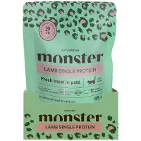 Monster Pet Food Monster Cat Pouch Adult Lamb 16 x 85 g