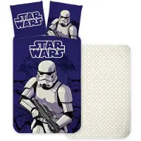 Star Wars Stormtrooper lasten lakanasetti 100x135 cm, 40x60 cm - Sänky pienille seikkailijoille