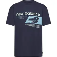 New Balance Nb Authentic Brand Players Graphic Tee - Navy - 140