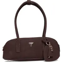 GUESS Isobel Sml Shoulder Satchel - Brown - ONE SIZE