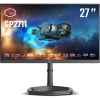 Cooler Master GP2711 27" QHD 165Hz 1ms Quantum Dot VA Mini LED Pelimonitori