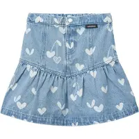 Liewood Dayla Printed Denim Skirt - Blue - 98