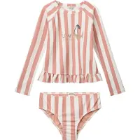 Liewood Dagny Uima-asu, Coral Blush/Creme de la Creme Stripe, 104