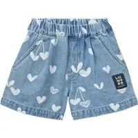 Liewood Borrisa Farkkushortsit, Sweethearts/Light Blue Denim, 92